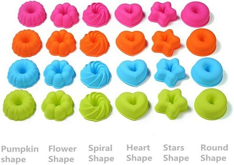 Silicone Molds Cupcake Baking Cups