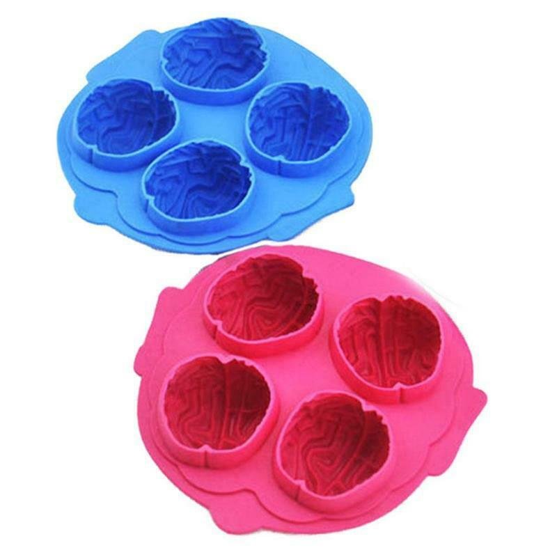Brain Shape Ice Lattice Mold Halloween Party Supplies