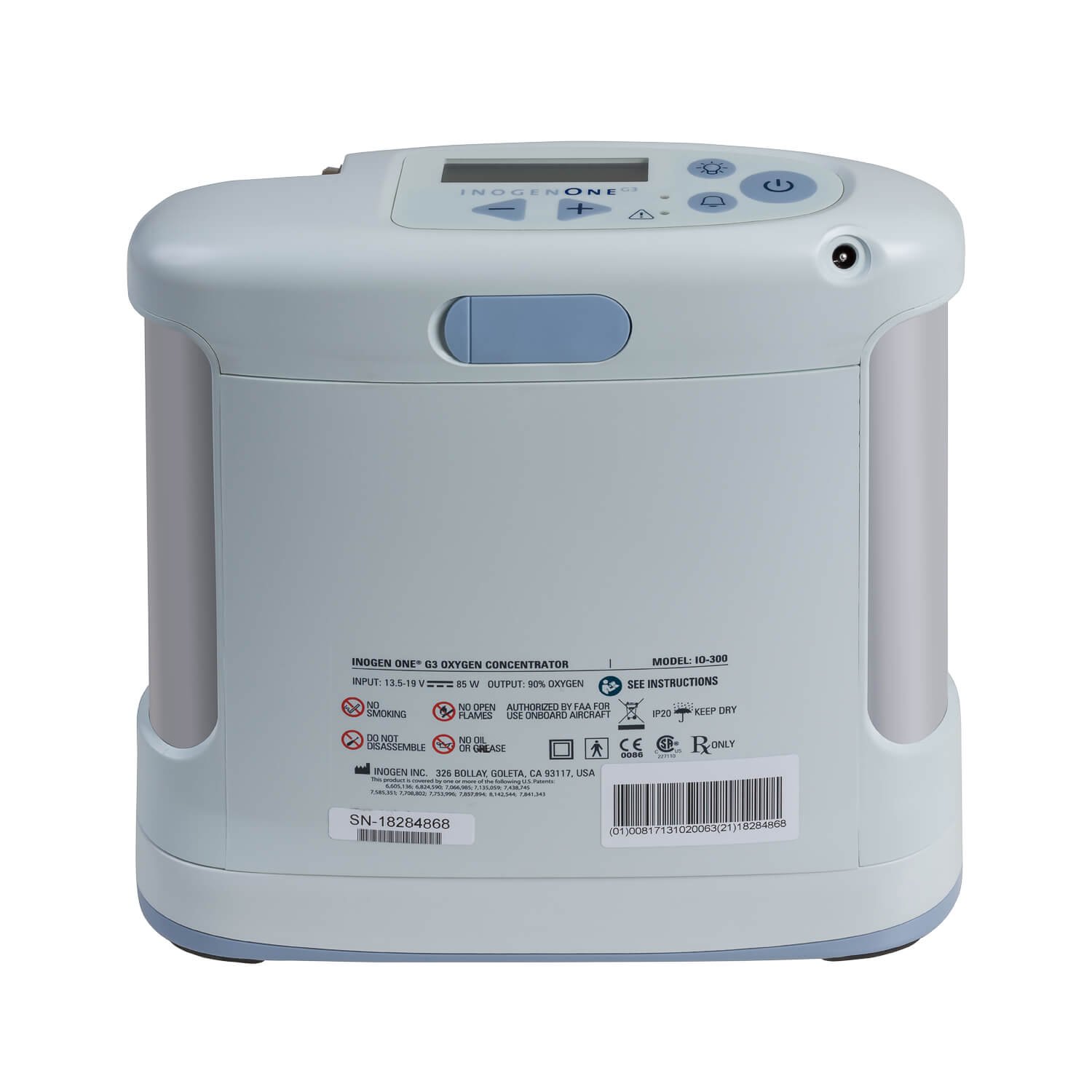 New Inogen One G3 Portable Oxygen Concentrator With Battery Carry Case And Power Supply 6345