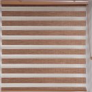 Bamboo-Inspired - Zebra Sheer Striped Roller Blind / Shade - 42 in. (W) x78 in. (L)