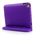 For iPad Air 2 / iPad 6 Purple EVA Bumper Protective Case with Handle & Holder