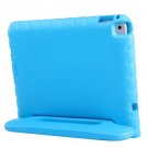For iPad Air 2 / iPad 6 Blue EVA Bumper Protective Case with Handle & Holder