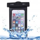 For iPhone 6 Plus Black Waterproof Carrying Case with Touch Responsive Front & Lanyard