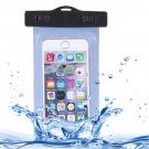 For iPhone 6 Plus Baby Blue Waterproof Carrying Case with Touch Responsive Front & Lanyard