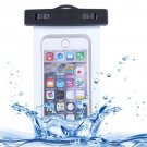 For iPhone 6 Plus White Waterproof Carrying Case with Touch Responsive Front & Lanyard