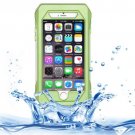 iPhone 6 Plus Green RIYO IP68 Waterproof Shockproof Dustproof Snowproof Case with Holder & Lanyard