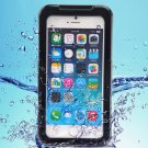 iPhone 6 Plus Black IP68 Waterproof Protective Case with Lanyard