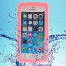 iPhone 6 Plus Pink IP68 Waterproof Protective Case with Lanyard