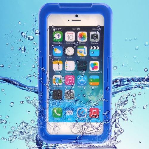 iPhone 6 Plus Blue IP68 Waterproof Protective Case with Lanyard