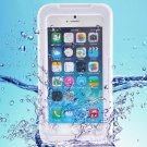 iPhone 6 Plus White IP68 Waterproof Protective Case with Lanyard