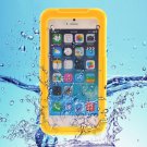 iPhone 6 Plus Yellow IP68 Waterproof Protective Case with Lanyard
