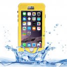 For iPhone 6 Plus Yellow Link Dream Waterproof Protective Case with Lanyard