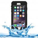 iPhone 6 Plus Black Waterproof Protective Case with Button, Fingerprint Unlock & Touch Screen