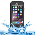 iPhone 6 Plus Black ABS Material Waterproof Protective Case with Button & Touch Screen