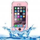 iPhone 6 Plus Pink ABS Material Waterproof Protective Case with Button & Touch Screen