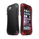 For iPhone 6 Plus Red LOVE MEI Metal Small Waist Waterproof Dustproof Shockproof Powerful Case