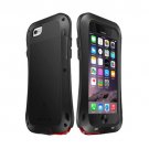 For iPhone 6 Plus Black LOVE MEI Metal Small Waist Waterproof Dustproof Shockproof Powerful Case