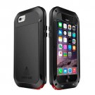 iPhone 6 Plus Black LOVE MEI Metal Small Waist Waterproof Dustproof Shockproof Powerful Case