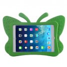 For iPad Mini 1/2/3 Green Butterfly EVA Protective Case with Holder