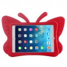 For iPad Mini 1/2/3 Red Butterfly EVA Protective Case with Holder