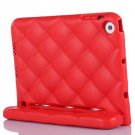 For iPad Mini 1/2/3 Red EVA Net Style Bumper Protective Case with Handle & Holder