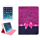 For iPad Air Bowknot Pattern Smart Cover Leather case with Holder