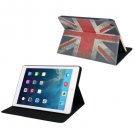 For iPad Air Retro UK Flag Pattern Leather Case with Holder & Sleep / Wake-up Function