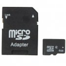 4GB High Speed Class 4 Micro SD(TF) Memory Card from Taiwan, Write: 7mb/s, Read: 15mb/s