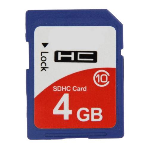 4GB High Speed Class 10 SDHC Camera Memory Card (100% Real Capacity)