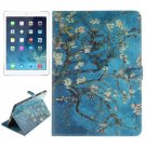 For iPad Air/iPad 5 Plum Pattern Leather Case with Holder, Card Slots & Wallet