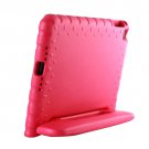 For iPad mini 4 Magenta EVA Bumper Protective Case with Handle & Holder
