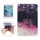 For iPad mini 4 Flower Tree and Bicycle Pattern TPU Protective Case