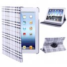 For iPad 4/3/2 Silver 360 Degree Rotatable Scotland Gyrosigma Case with Holder