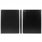 For iPad 4/3/2 Black ENKAY Crazy Horse Embossing Smart Cover PU Leather Case & Card slots