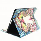 For iPad 4/3/2 Lion Pattern Leather Case with Holder & Card Slots & Wallet