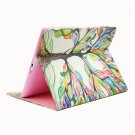 For iPad 4/3/2 Color Tree Pattern Leather Case with Holder & Card Slots & Wallet