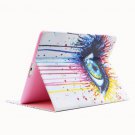 For iPad 4/3/2 Color Eye Pattern Leather Case with Holder & Card Slots & Wallet