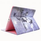 For iPad 4/3/2 NEVERLAND Pattern Leather Case with Holder & Card Slots & Wallet