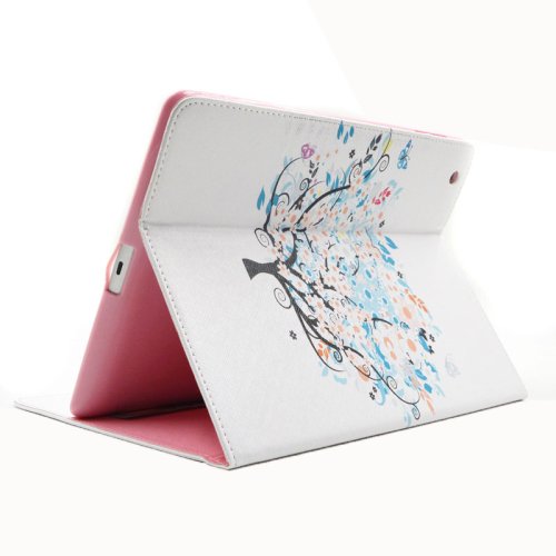 For iPad 4/3/2 Tree Pattern Leather Case with Holder & Card Slots & Wallet