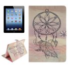 For iPad 4/3/2 Dreamcatcher Pattern Leather Case with Holder, Card Slots & Wallet