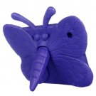 For iPad 4/3/2 Purple EVA Butterfly Shape Portable Bumper Protective Case with Holder