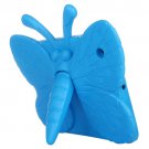 For iPad 4/3/2 Blue EVA Butterfly Shape Portable Bumper Protective Case with Holder