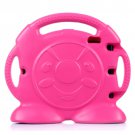 For iPad 4/3/2 Magenta Anpanman Pattern EVA Bumper Portable Protective Case with Handle & Holder