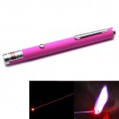 4mw 650nm Red Beam Laser Stage Pen, Built-in Battery - Magenta