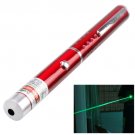 4mw 532nm Green Beam Laser Pointer Stage Pen - Red