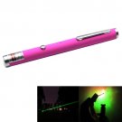 4mw 532nm Green Beam Laser Stage Pen, Built-in Battery - Magenta