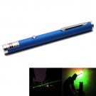 4mw 532nm Green Beam Laser Stage Pen, Built-in Battery - Blue