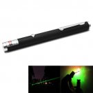 4mw 532nm Green Beam Laser Stage Pen, Built-in Battery - Black