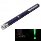 1mw 532nm Green Beam Laser Stage Pen, Built-in Battery - Purple