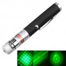 1mw 532nm Green Beam Laser USB Stage Pen with 5 Laser Light Patterns, Built-in Battery